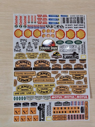 Camel trophy stickers scale - trophy",